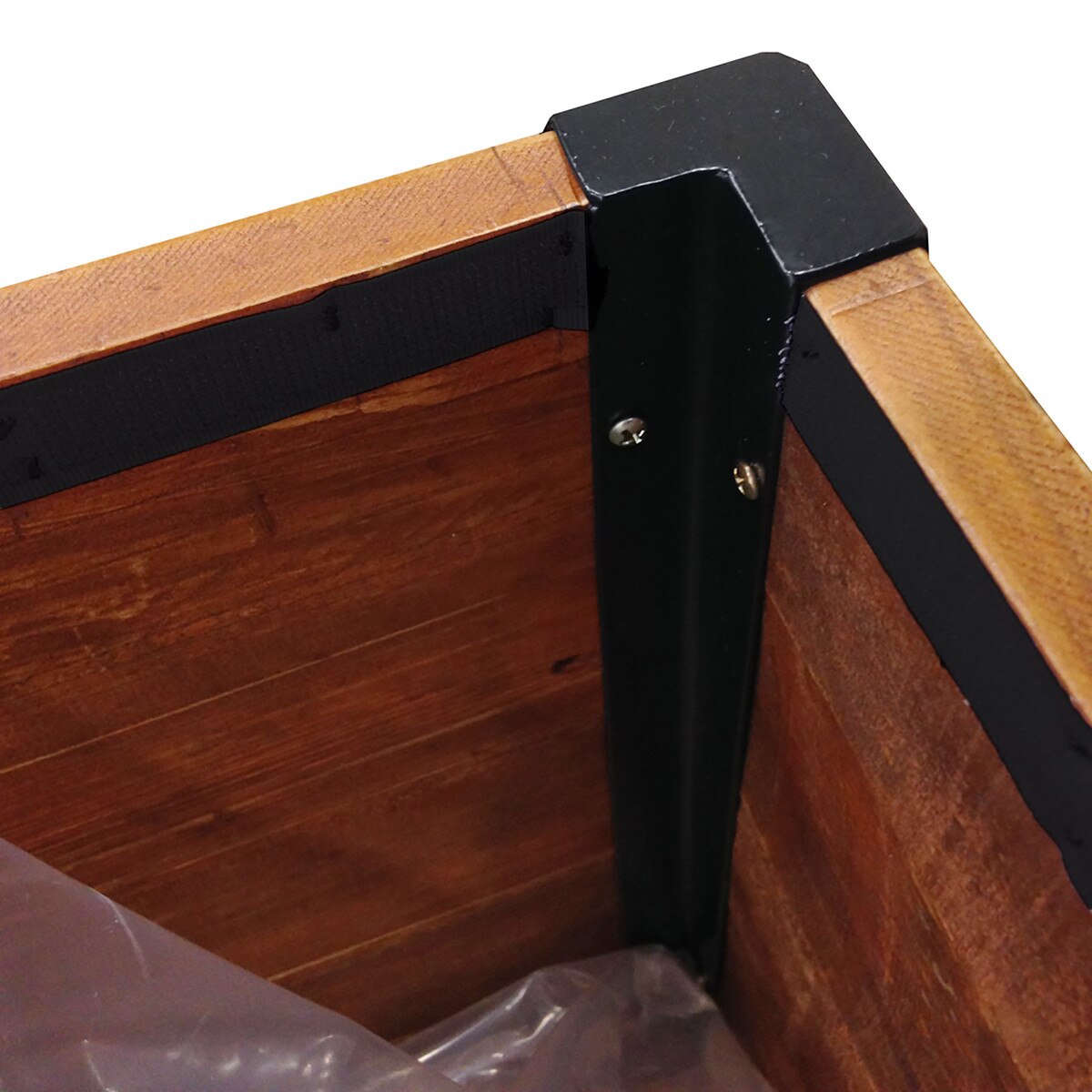Grapevine recycled wood planter